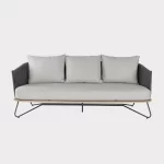 Aruba 3 seater sofa front view on a plain white background