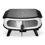Cozze 17 inch pizza oven with rotating stone, front view