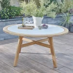 Kubu dining table on a patio