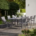 Sento 6 seat dining set with large extending dining table