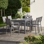 Sento 6 seat dining set with large extending dining table