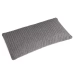 Rectangular Menos bolster cushion in taupe