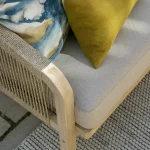 cora lounge chair cushion detail