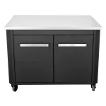 Cozze outdoor kitchen 2 door low unit with doors closed