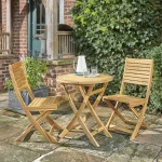 Hampton bistro set in a garden