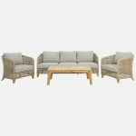 Durban coffee table with 5 set lounge set